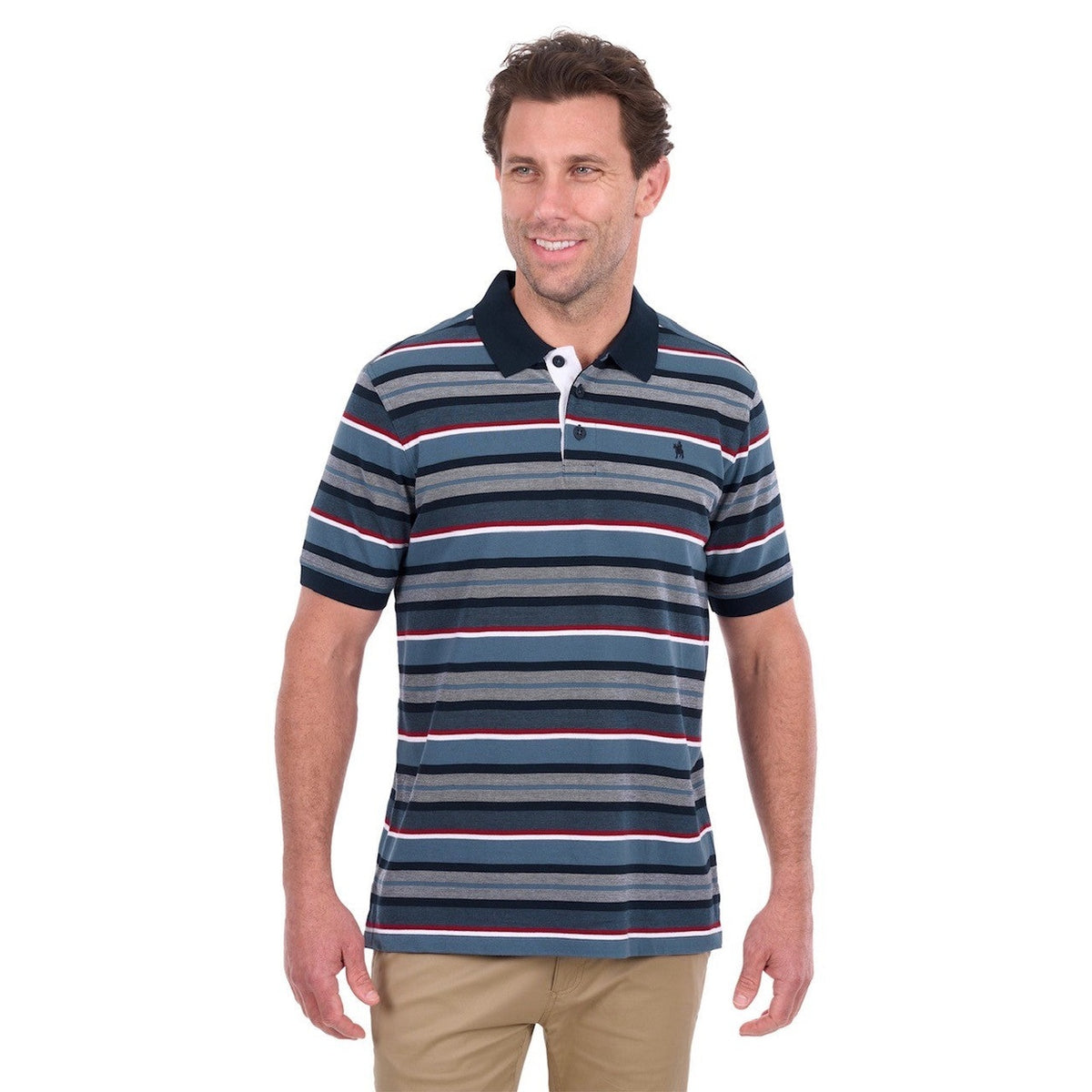 Thomas Cook 'Glenn' Polo Shirt - Navy/Steel