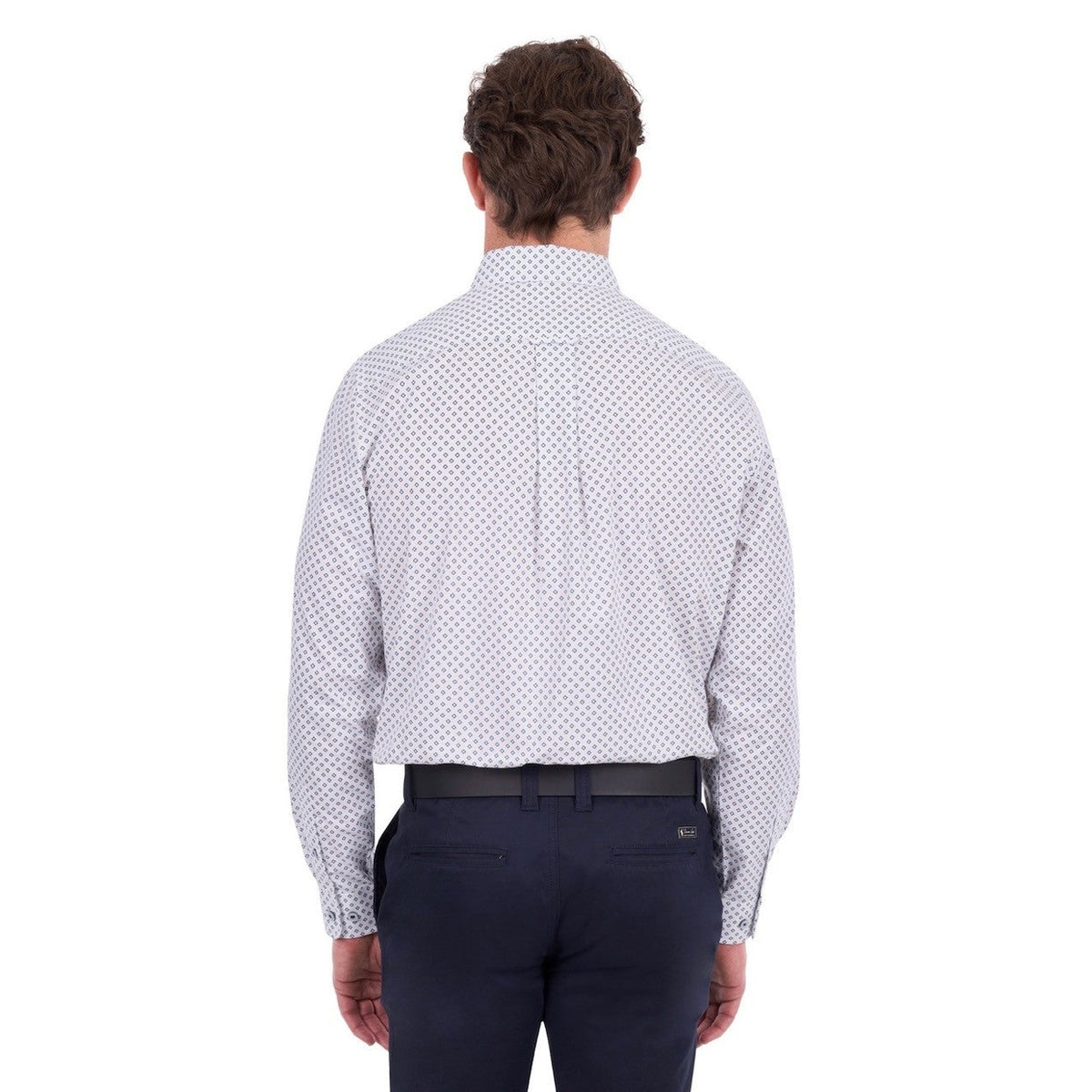 Thomas Cook 'Leo' Long Sleeve Shirt - White/Blue