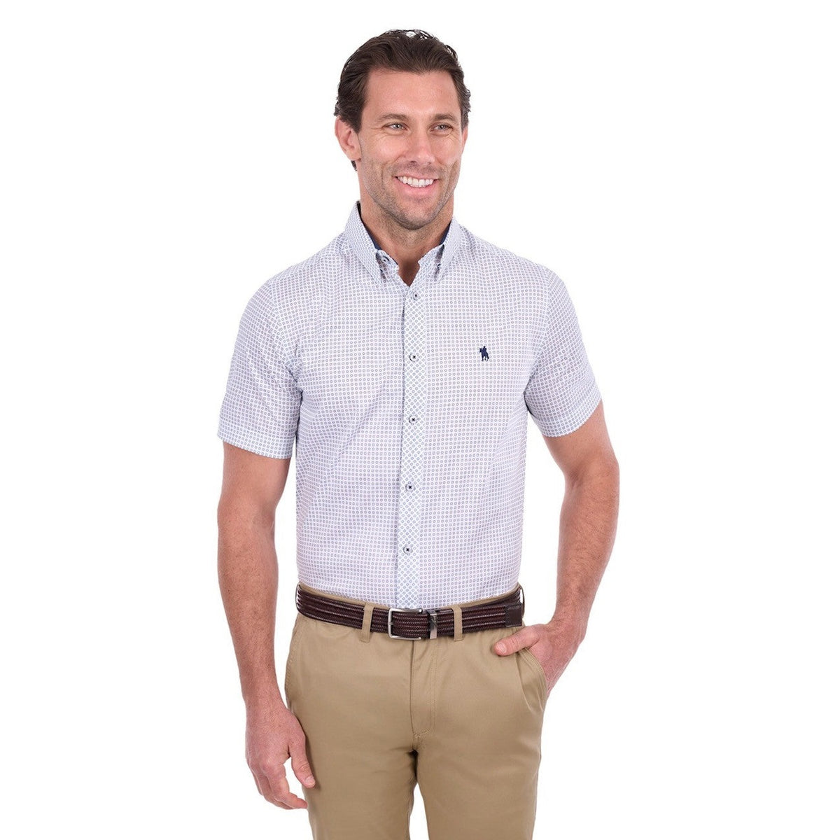 Thomas Cook 'Noah' Shirt - White/Royal