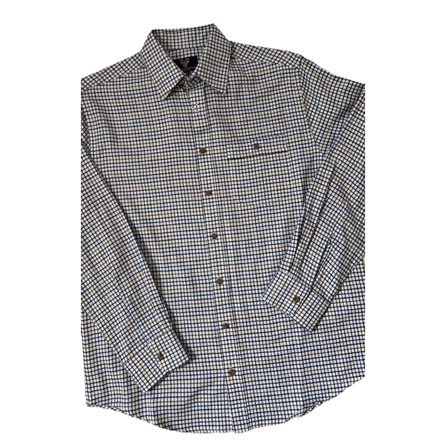 Vonnella Long Sleeve Shirt - Blue/Taupe