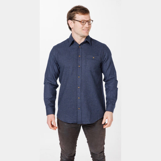 Vonnella Long Sleeve Shirt - Navy/Silver
